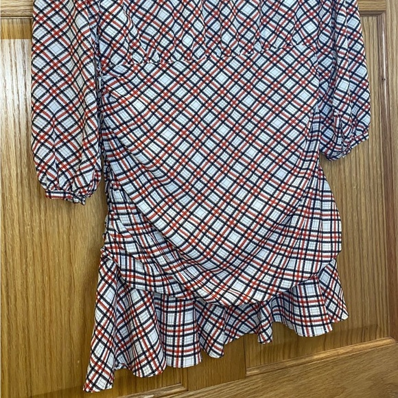 1. STATE
Long Sleeve V-Neck Ruffle Mini Dress - Picture 9 of 12